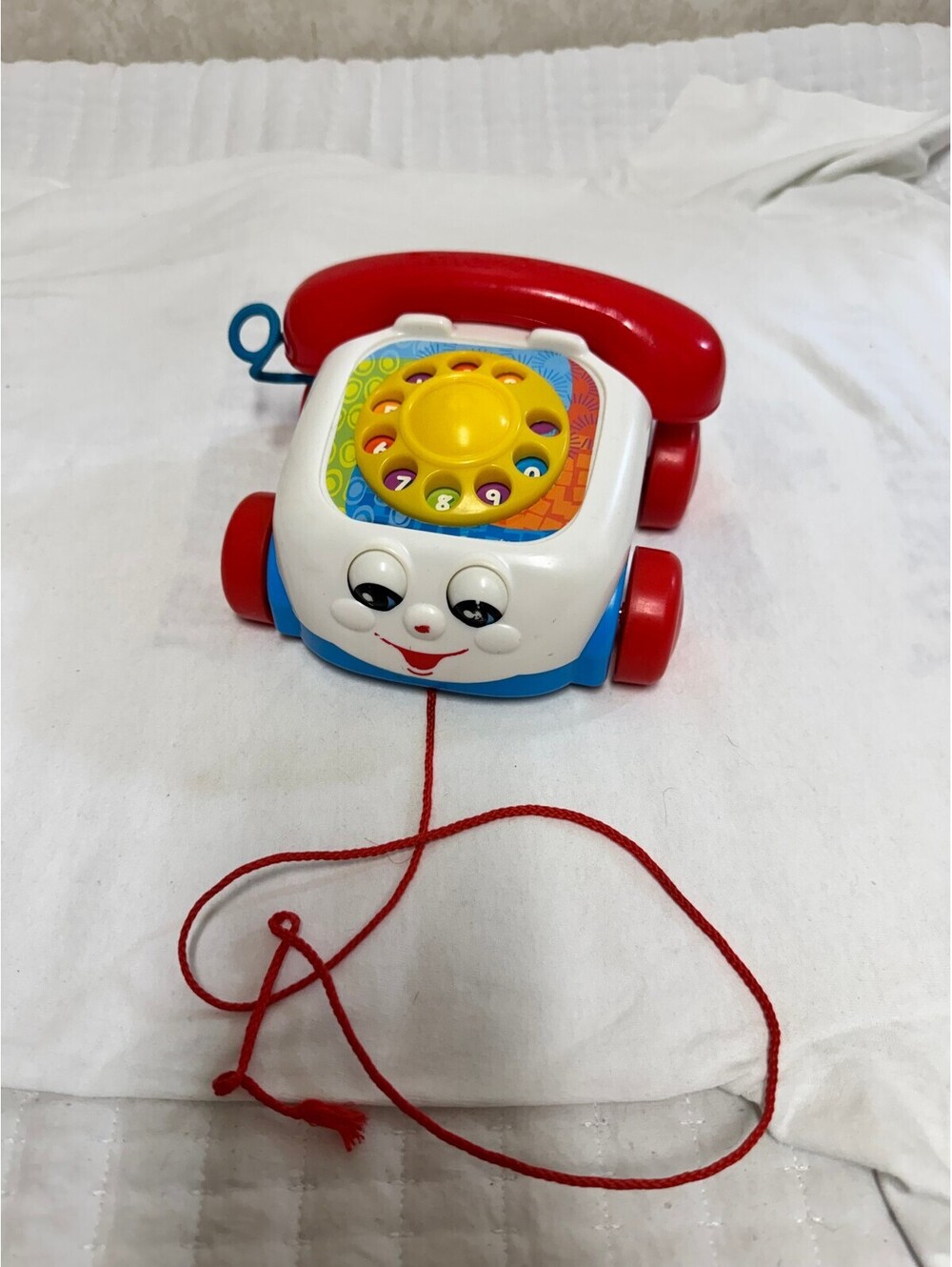 Fisher-Price Chatter Telephone Pull Toy 77816 M2118 Plastic 2000